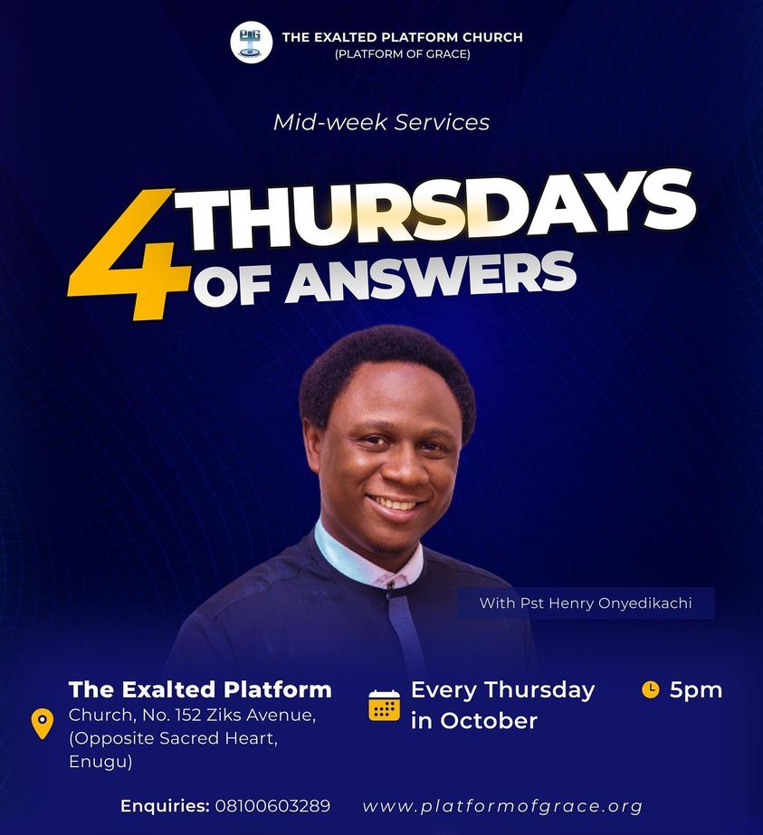 4 Thursdays of Answers 4